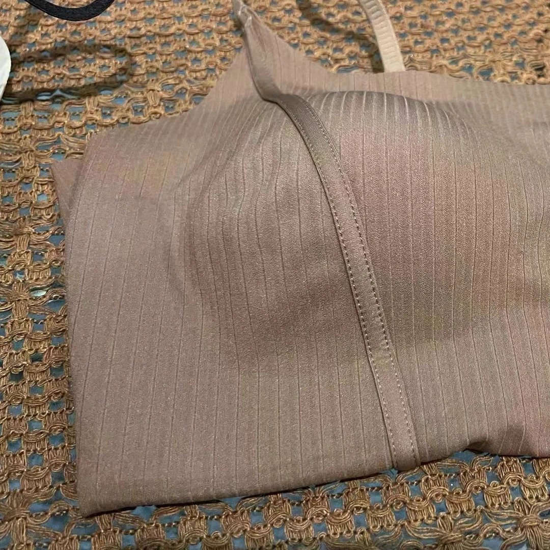 外穿带胸垫吊带背心女389-439（NO退，请谨慎下单）