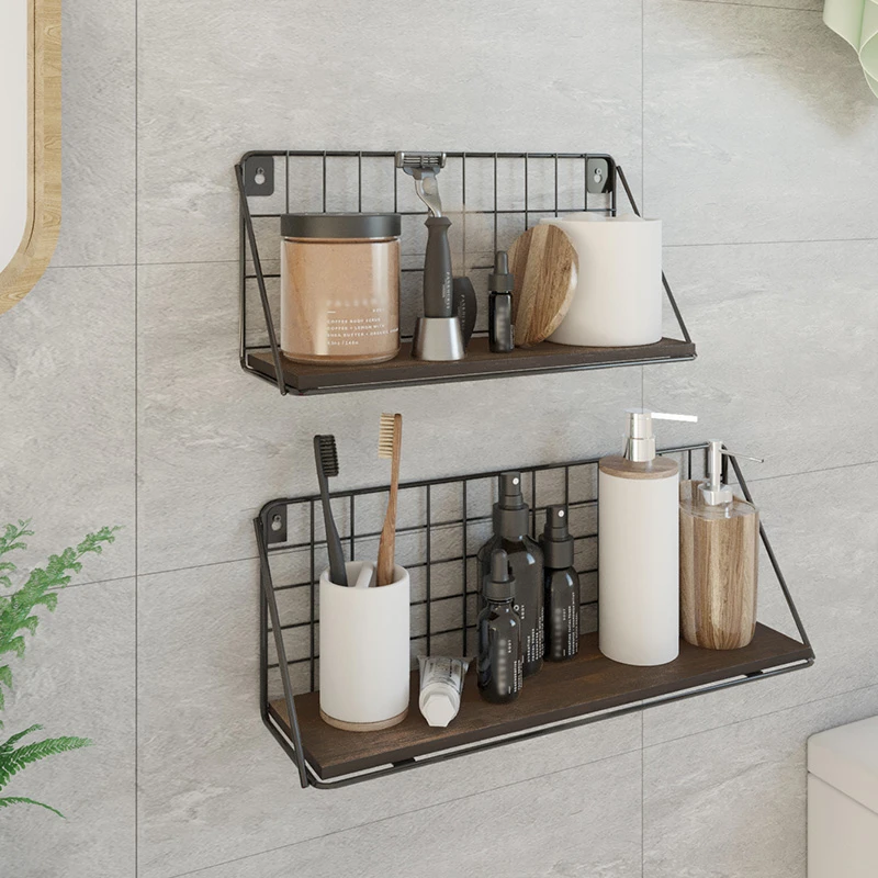 墙架 栅栏式墙面收纳架子 置物架