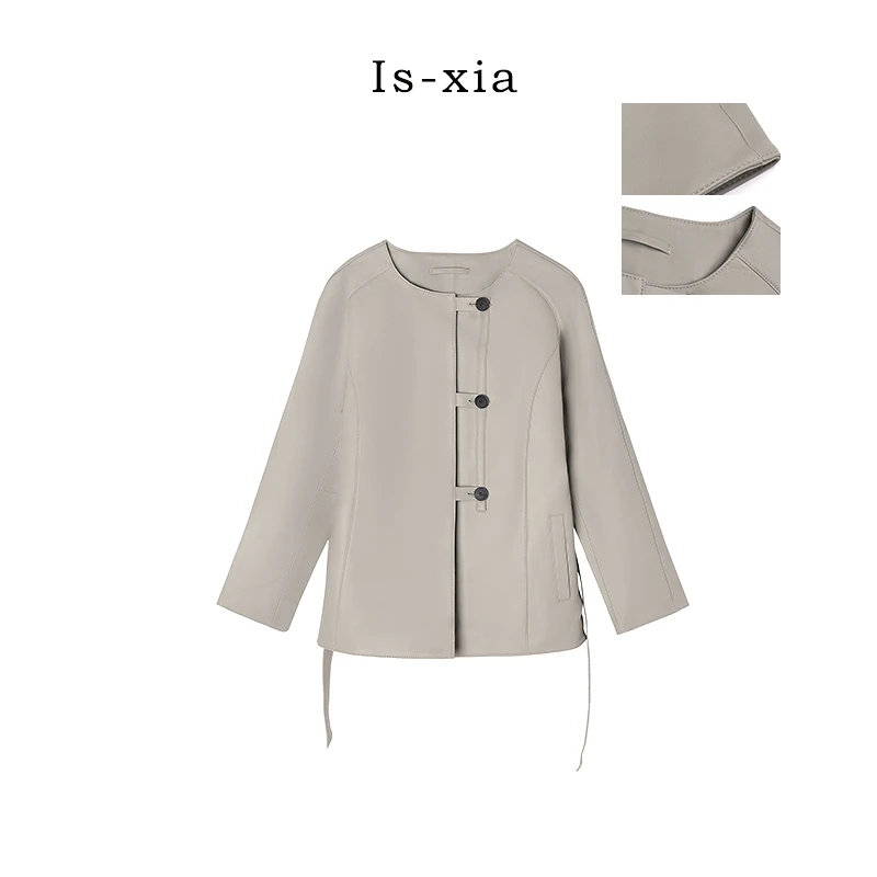 【隐烟】进口细腻小羊皮带腰带收腰百搭皮衣 真皮韩版时尚秋