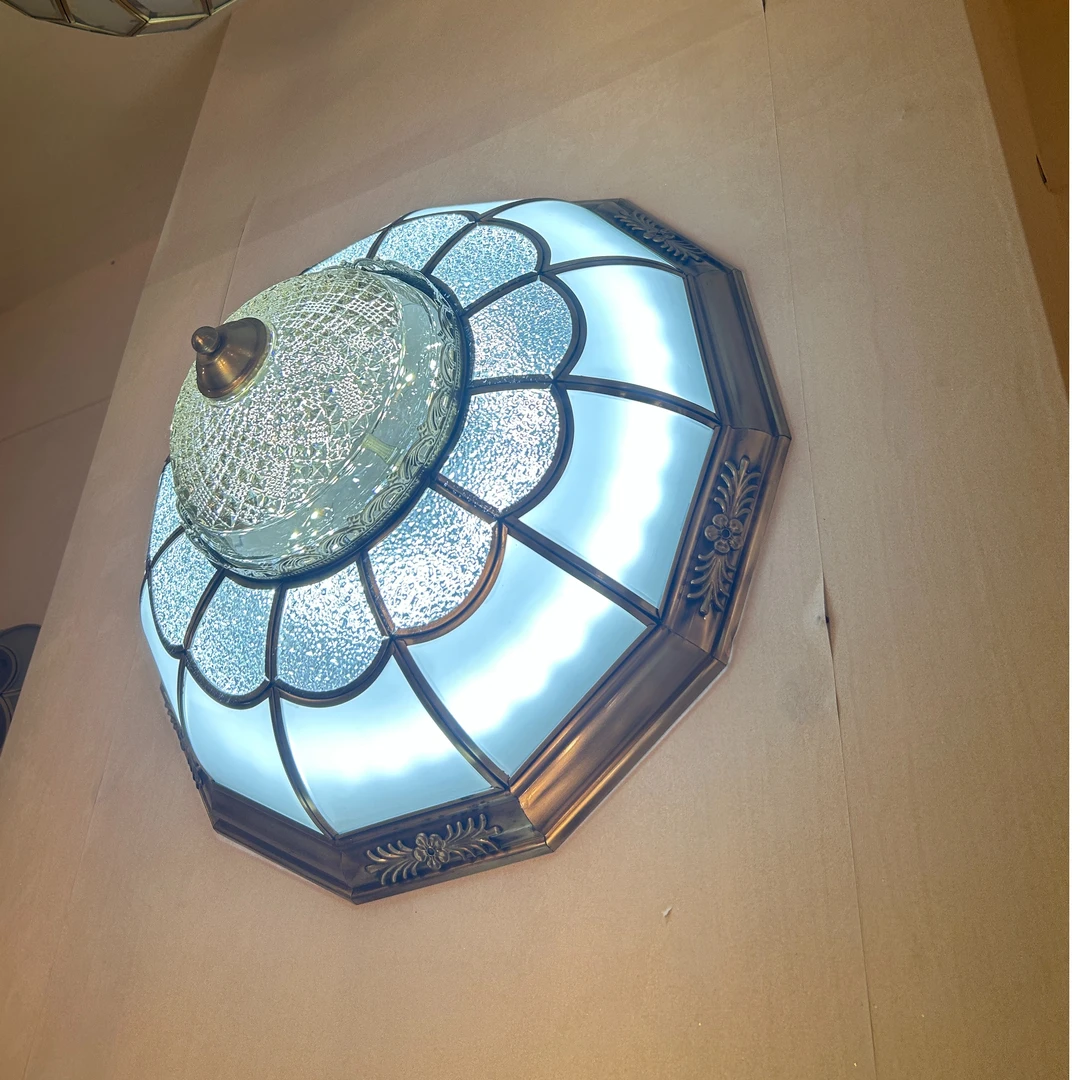 广东中山大气简约美式新中式轻奢吊灯吸顶灯客厅餐厅卧室家用灯饰