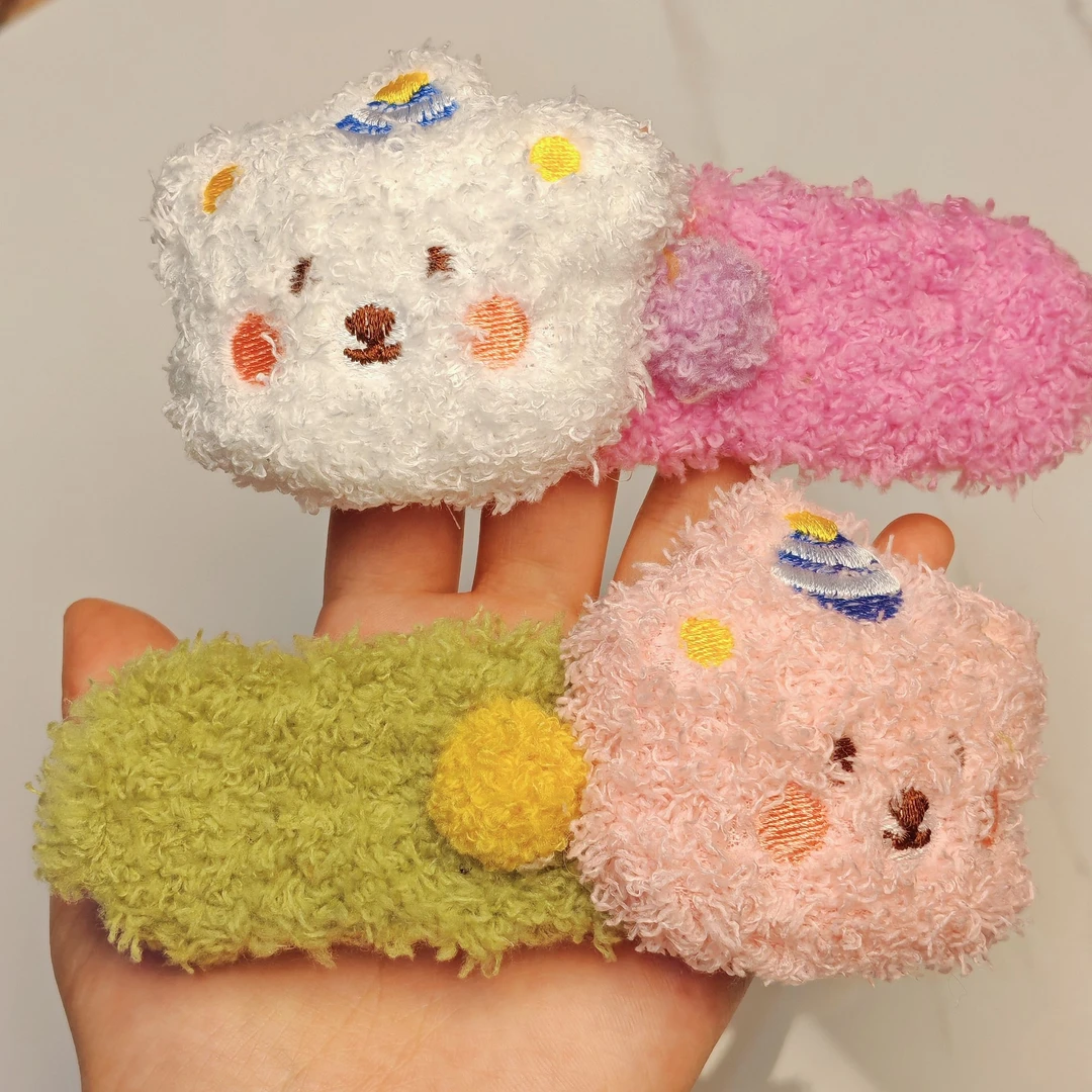 【侧边夹拆拆乐】可爱卡通侧边夹刘海夹秋冬甜美可爱少女心毛绒夹2