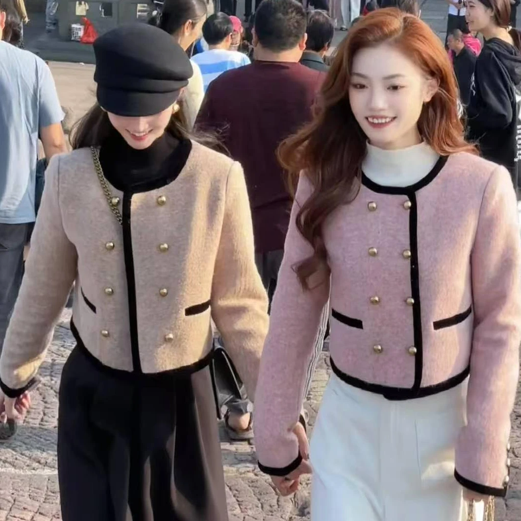 拉夏贝尔25现货清仓白鸭绒羽绒服千金风气质轻奢外套10190 LZQ