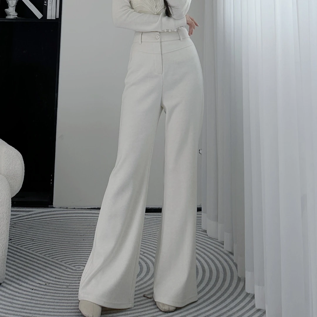 拉夏贝尔25现货秋新气质时尚百搭通勤显瘦休闲裤子 10182 LSC