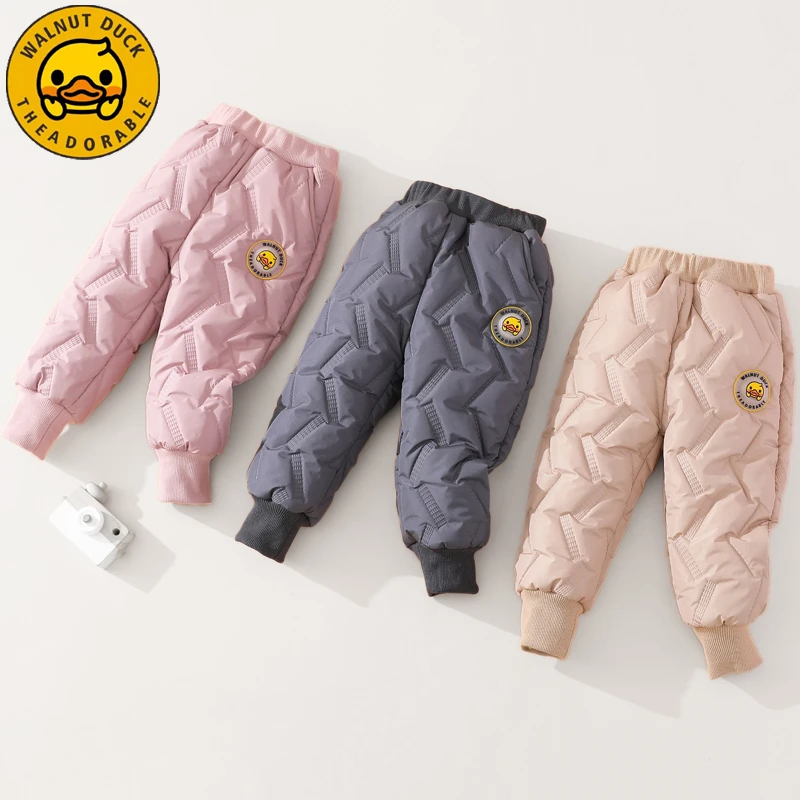 小黄鸭儿童冬季新款加厚休闲棉裤FK931-BB