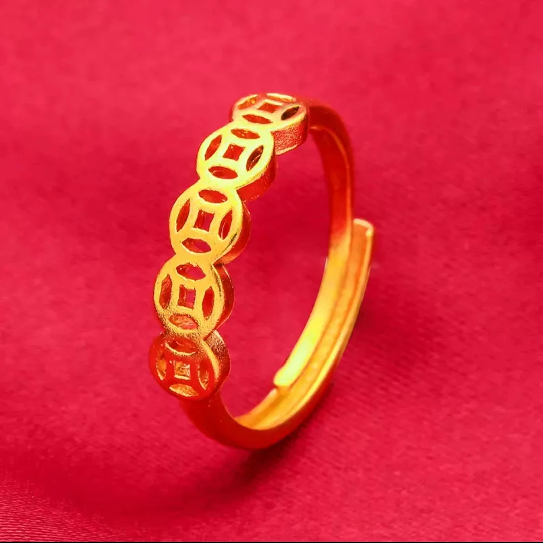 合金戒指 大气男女同款9946号开口可调节戒指