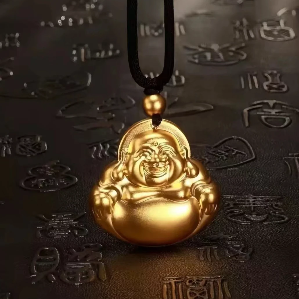 合金吊坠 古法工艺弥勒佛吉祥男女同款 吊坠