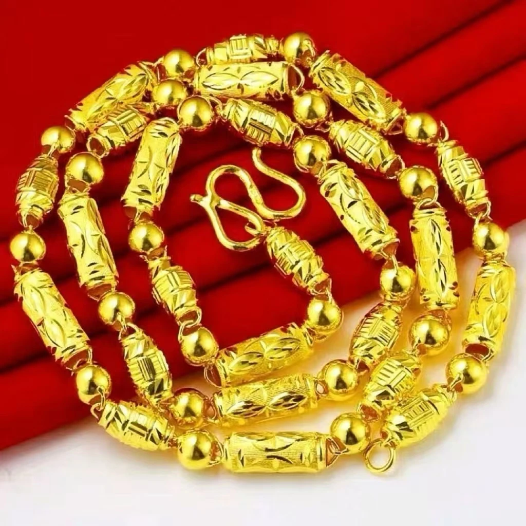 合金项链 2025新款蛇年限定新款（全家福项链）男士精美时尚空心