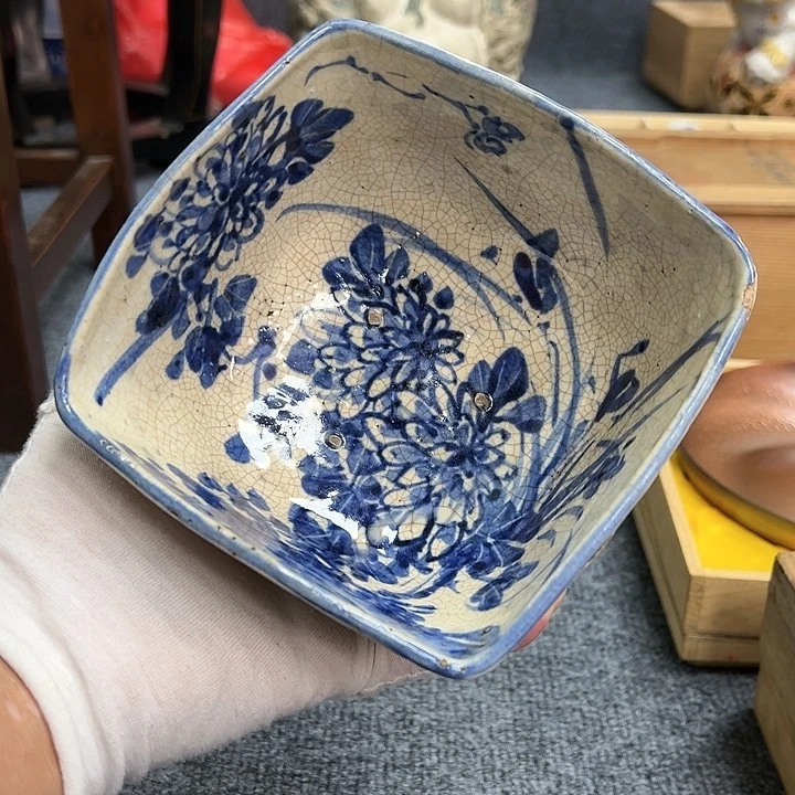 碗清水六兵卫四方碗