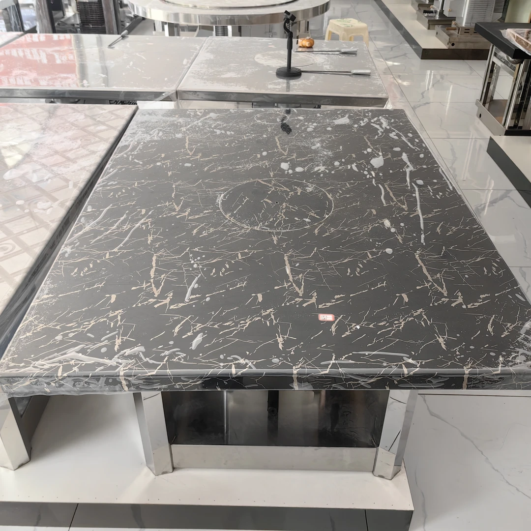 100*140黑色大理石花纹高端茶几款柴煤两用气化高温炉巧燃/任燃