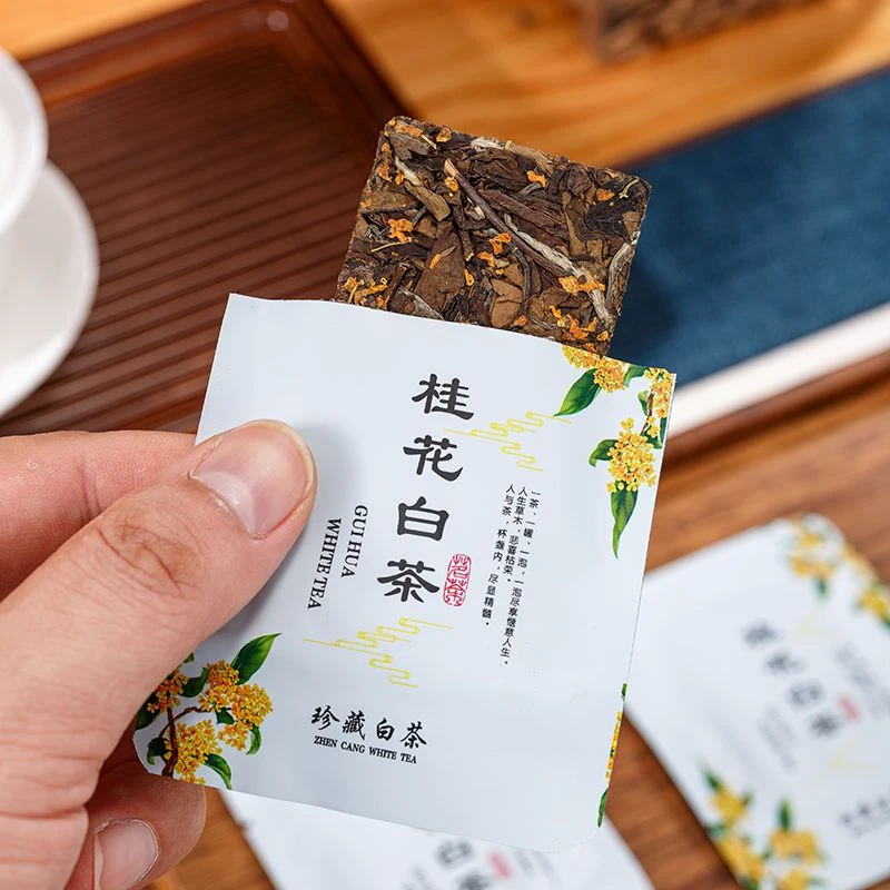 【好茶推荐】正宗福鼎2017年桂花白茶小方片5g/片