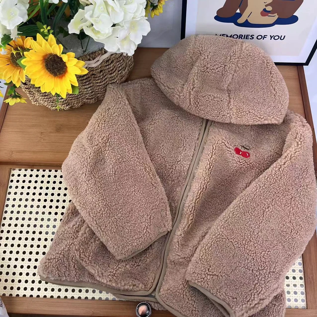 16 丽子家 品牌 BD家男女童小樱桃奥利绒外套