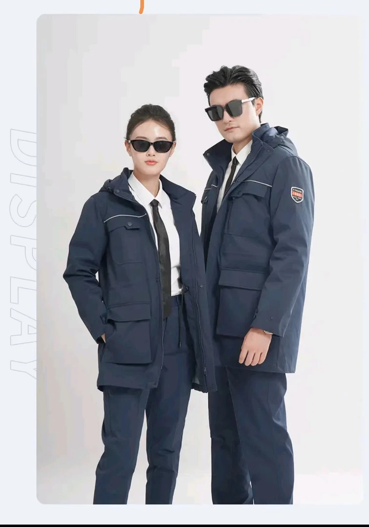 乔梦斯加厚保暖棉服石墨烯防寒棉衣中长款抗静电工作服拒水防油污