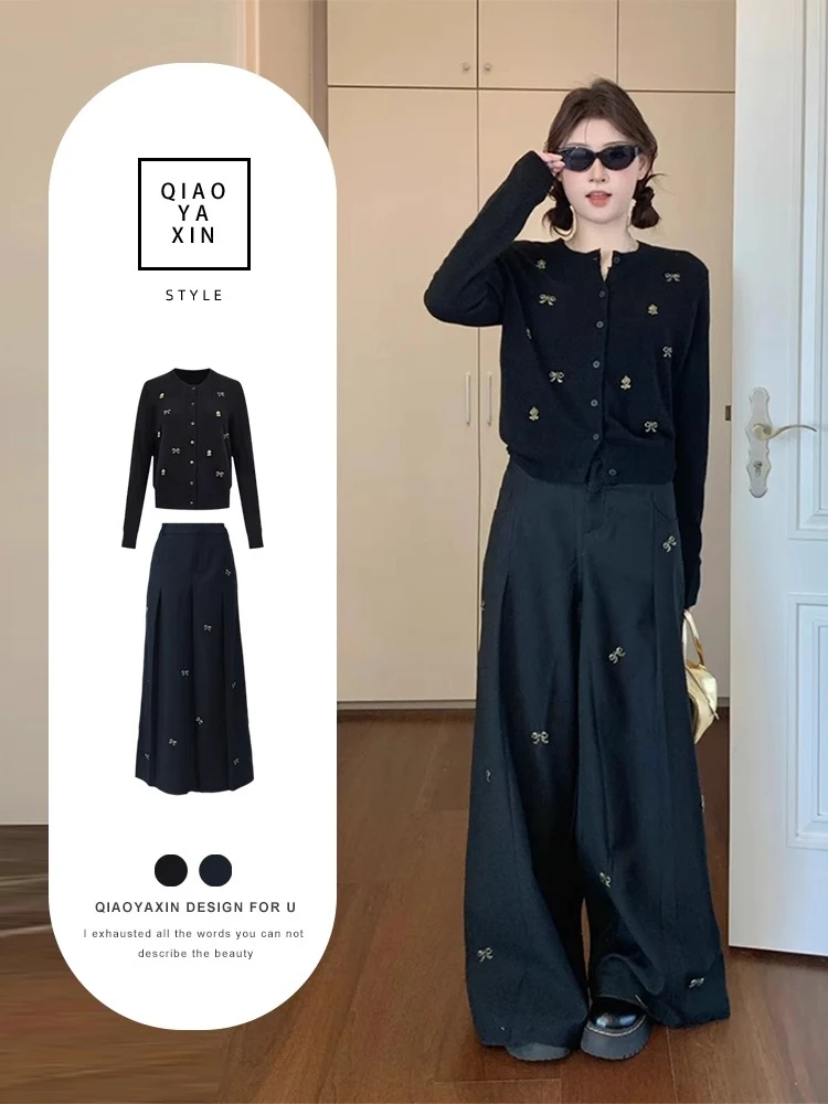 减龄一整套入秋ood早初秋韩系大方得体穿搭高级感独特绝美小套装