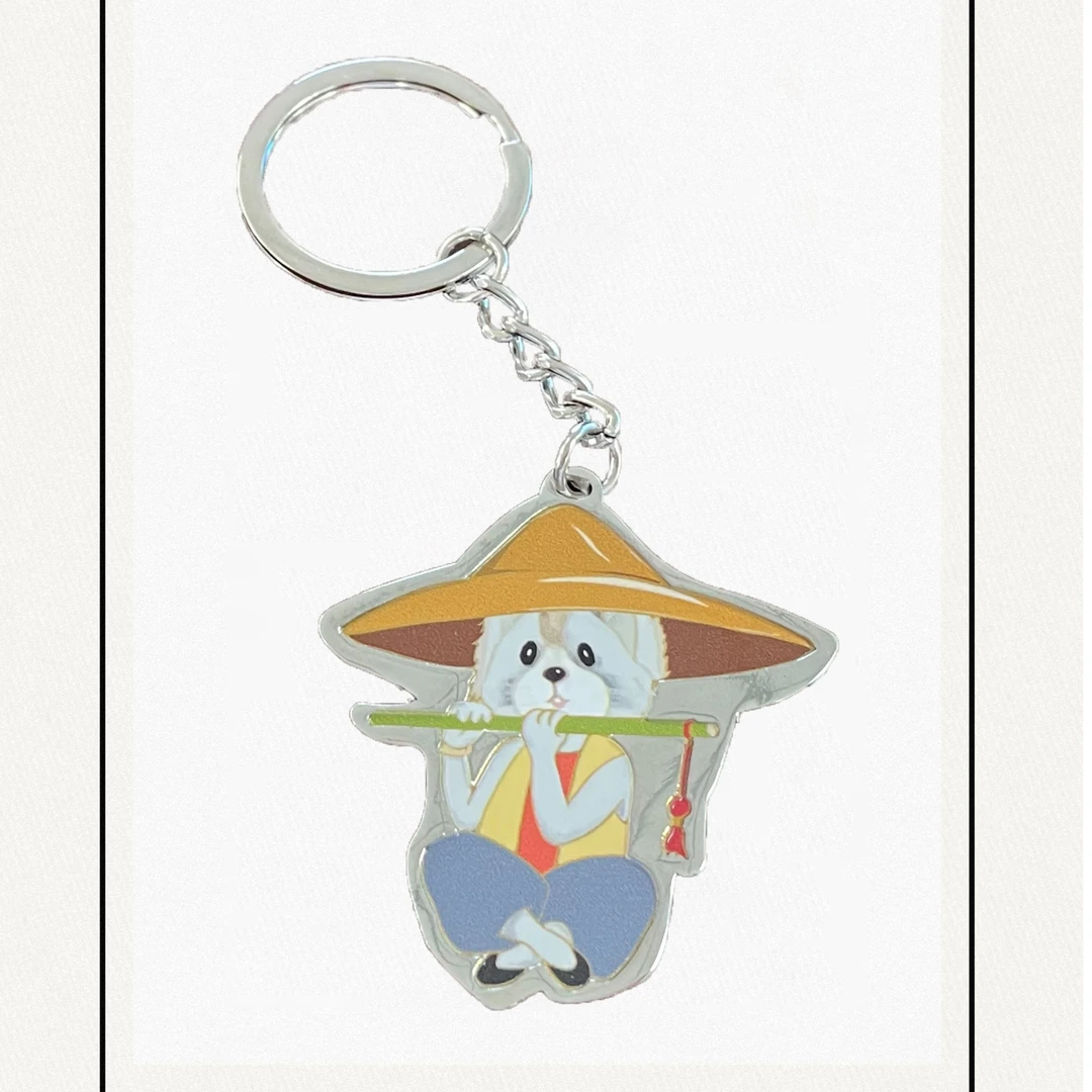 伊犁鼠兔系列文创 鼠兔钥匙扣 笛子鼠兔
