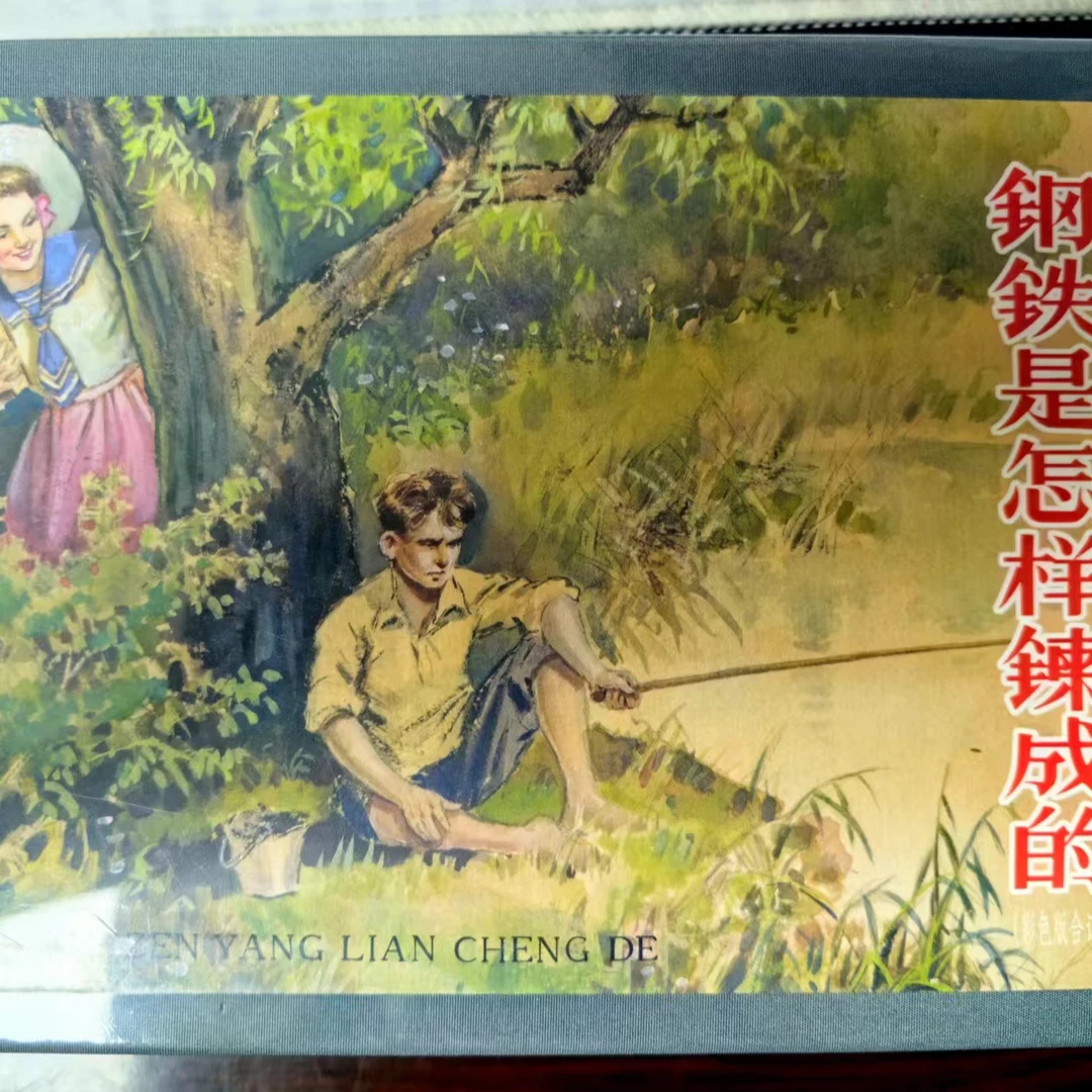 九轩32开精装彩色《钢铁是怎样炼成的》合订本黑美