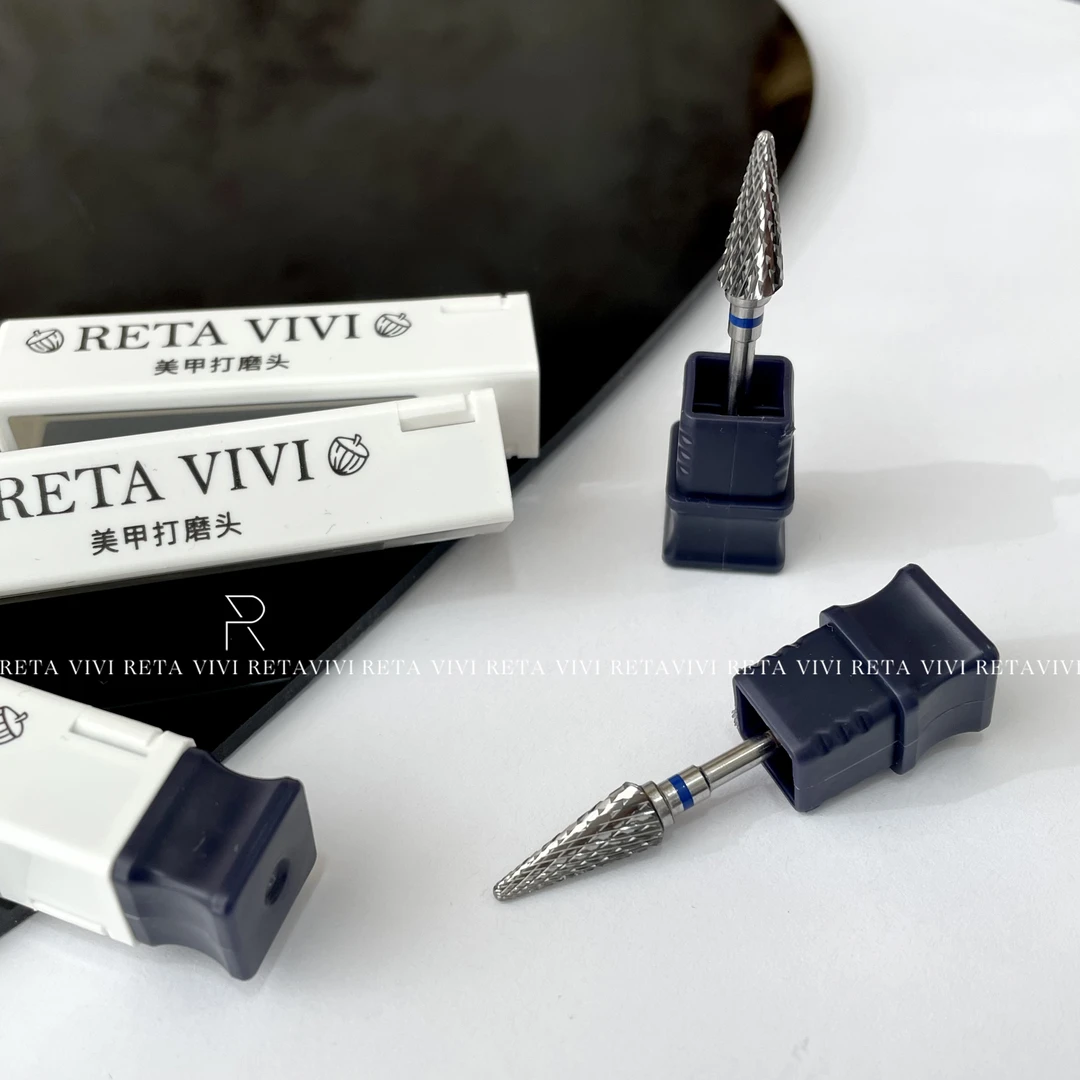 RETA VIVI 打磨头卸甲工具锥形卸甲头美甲店专用