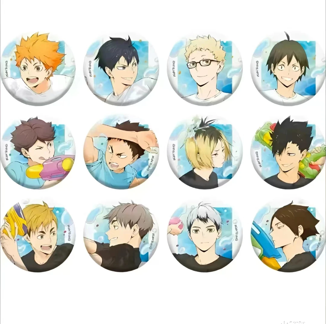 【代拆】排球少年夏日玩水 水枪吧唧徽章 日谷现货盲盒周边