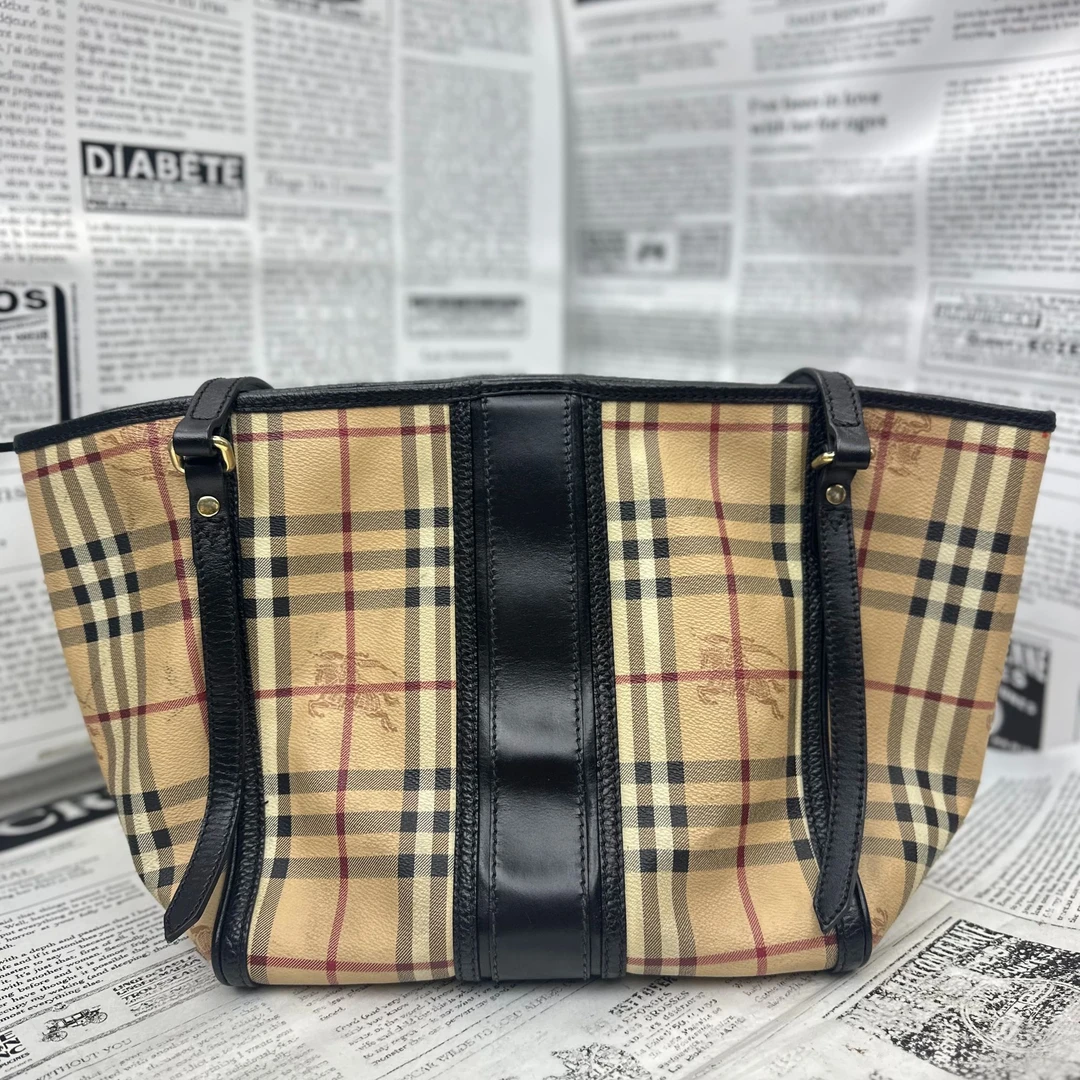 95新 BURBERRY/博柏利 格纹单肩包/HX07625021/5021