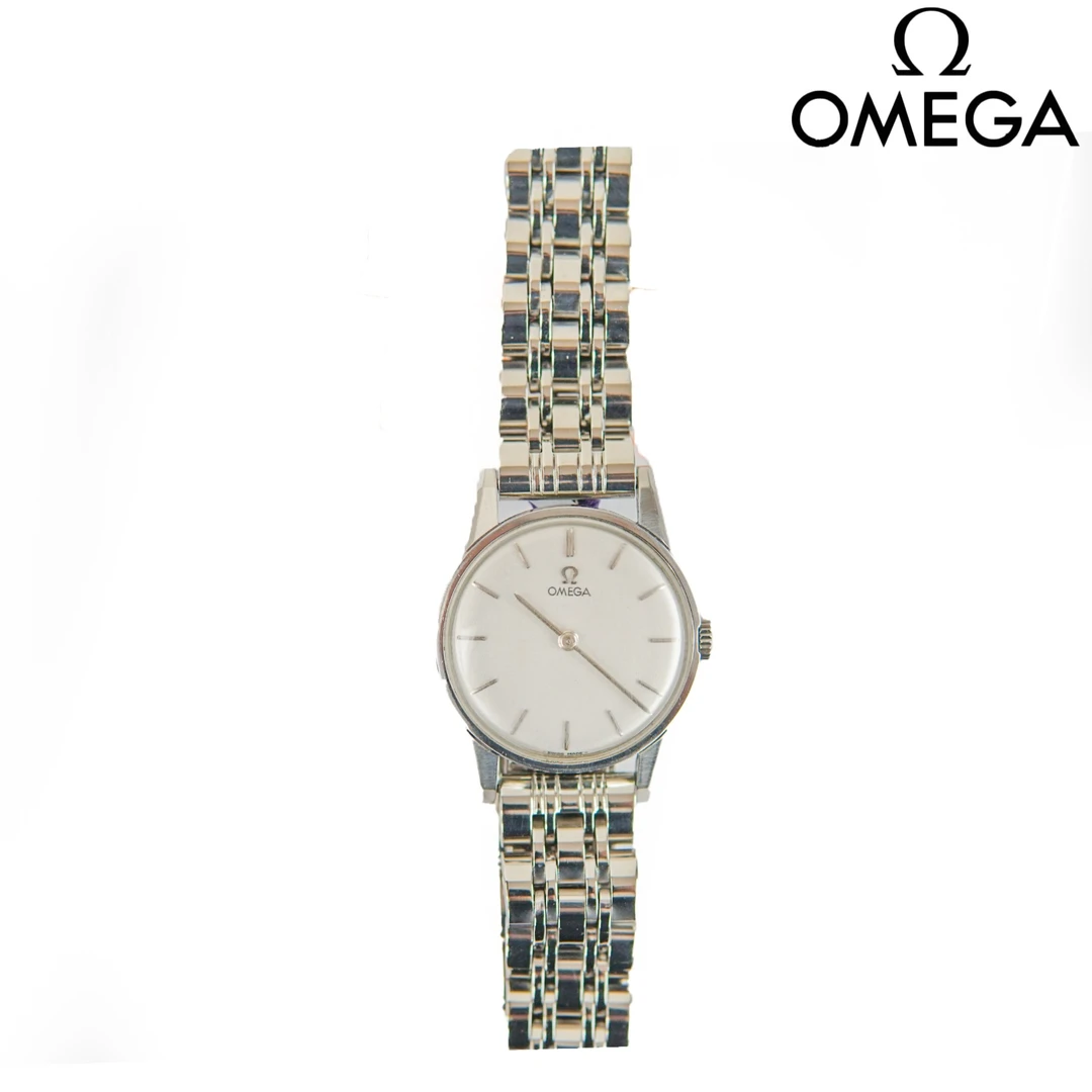 95新 友戏奢品 Omega/欧米茄机械/y4YX08211202/气质银色圆形时尚