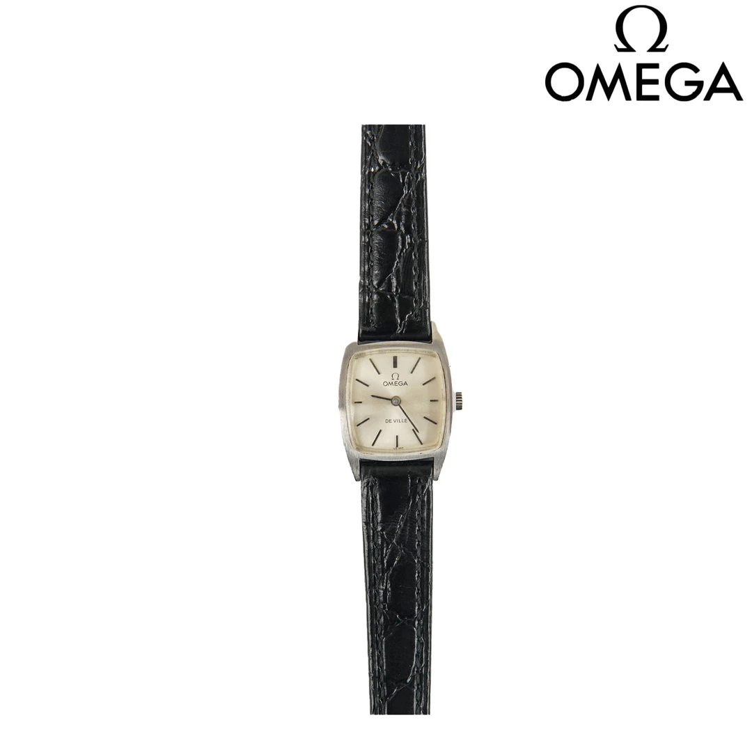 95新 Omega/欧米茄 机械/yxxm08108509/白金方盘气质女表