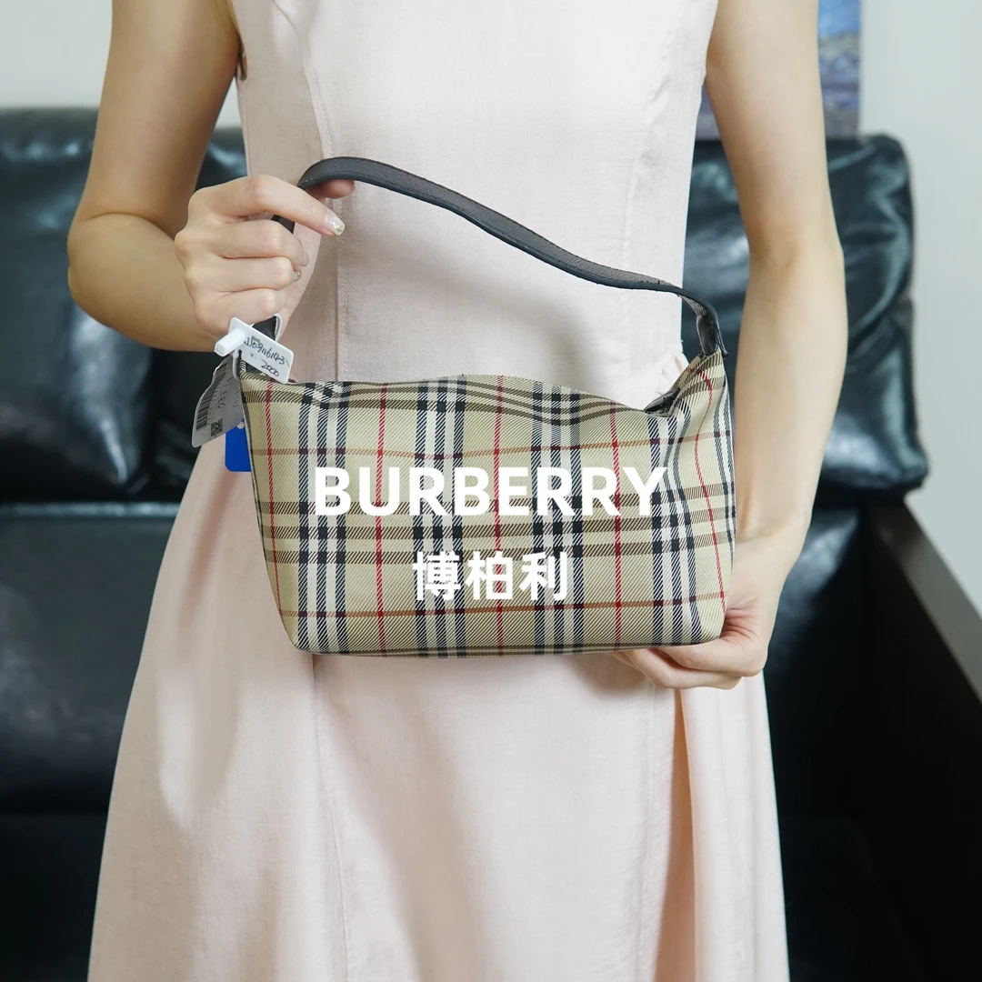 95新 BURBERRY/博柏利 巴宝莉/格纹手拎包/JJ09116143/6143