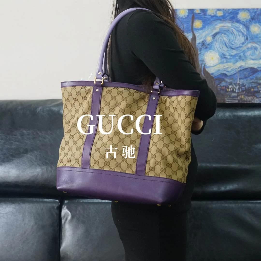 95新 GUCCI/古驰 拼色单肩包/FYWJ11529006/9006
