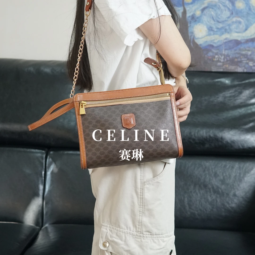 95新 Celine/思琳 老花单肩包/MM09512528/2528