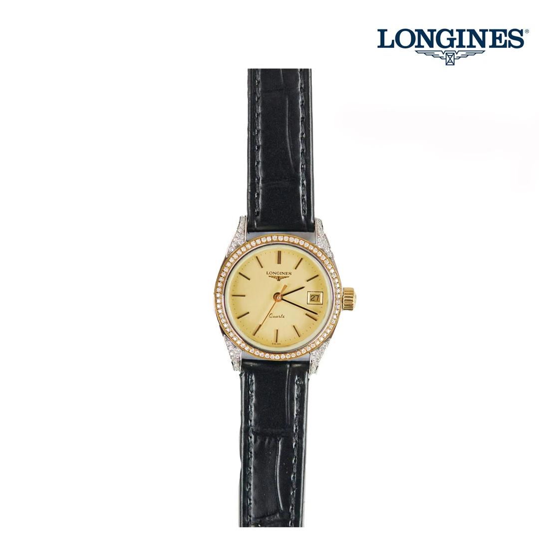 95新 Longines/浪琴 石英/KA09119514/金色时尚气质表