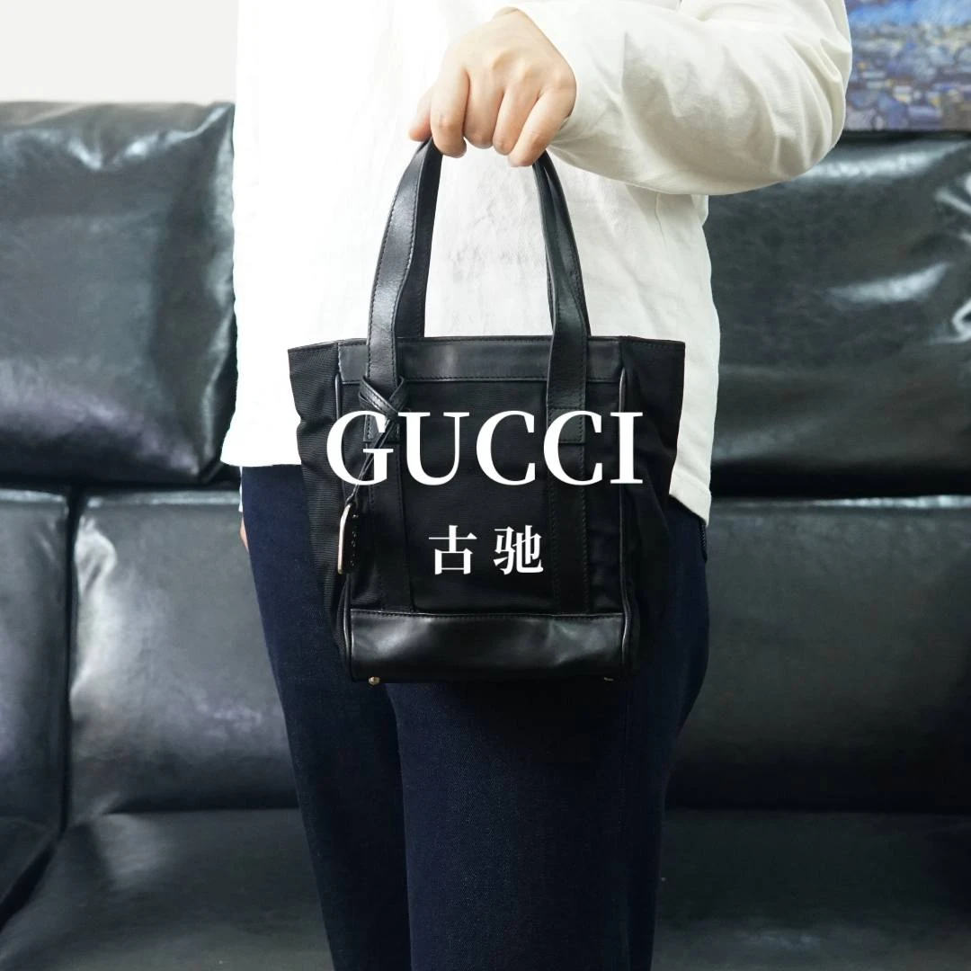95新 GUCCI/古驰  黑色手提包/BB11530061/0061