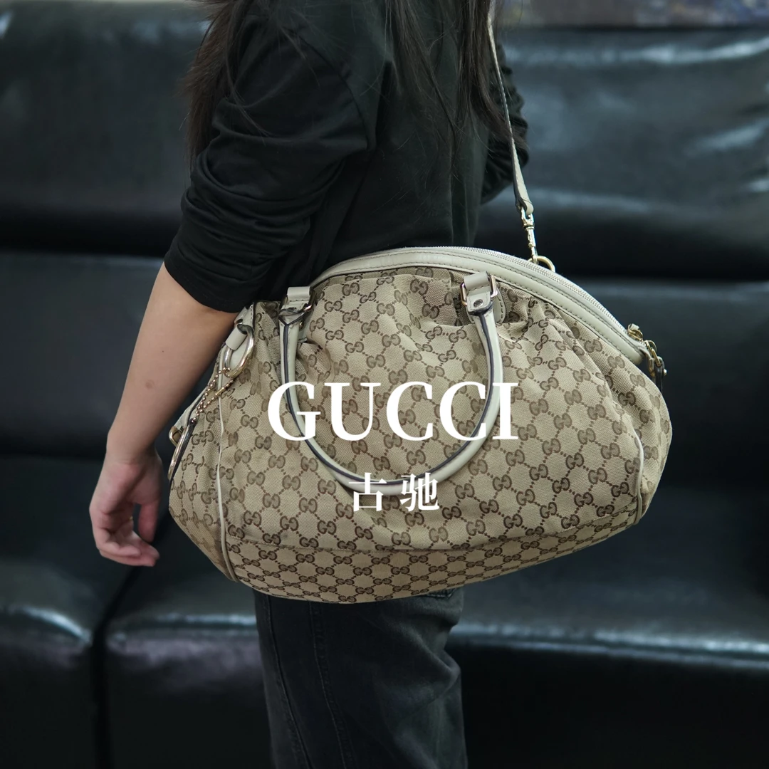 95新 GUCCI/古驰 老花斜挎包/MZ09629084/9084