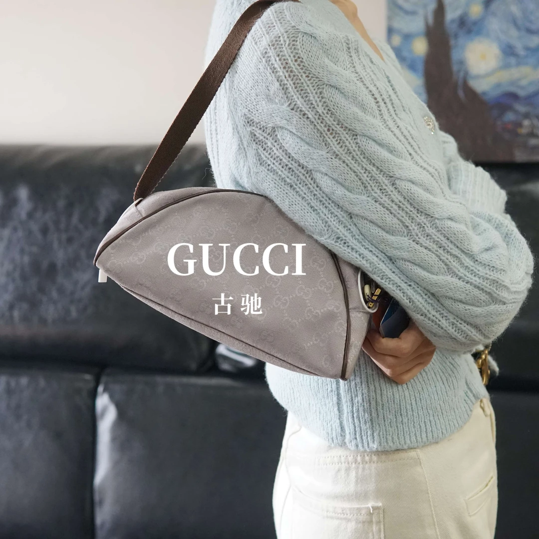 95新 GUCCI/古驰 香芋紫单肩包/WJ10701401/1401