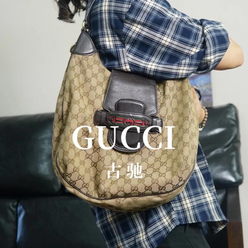 95新 GUCCI/古驰 老花托特单肩包/ZZ09516093/6093