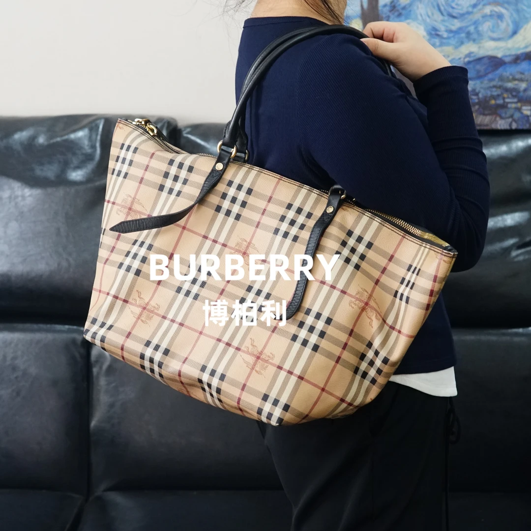 95新 BURBERRY/博柏利 巴宝莉/格纹单肩包/FYTC09722069/2069