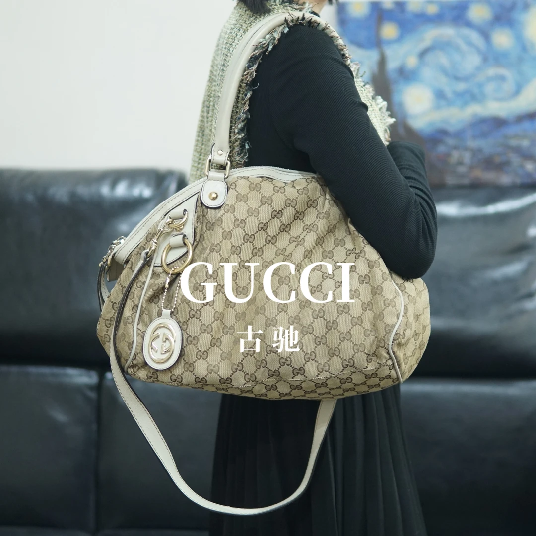 95新 GUCCI/古驰 老花单肩包/ZZ09716060/6060