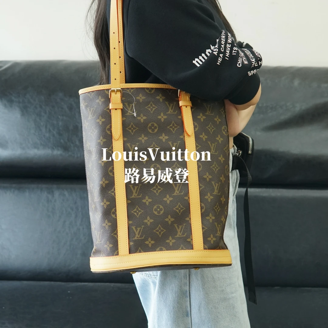 99新 LouisVuitton/路易威登 中古水桶包(大)/004/植鞣革换新