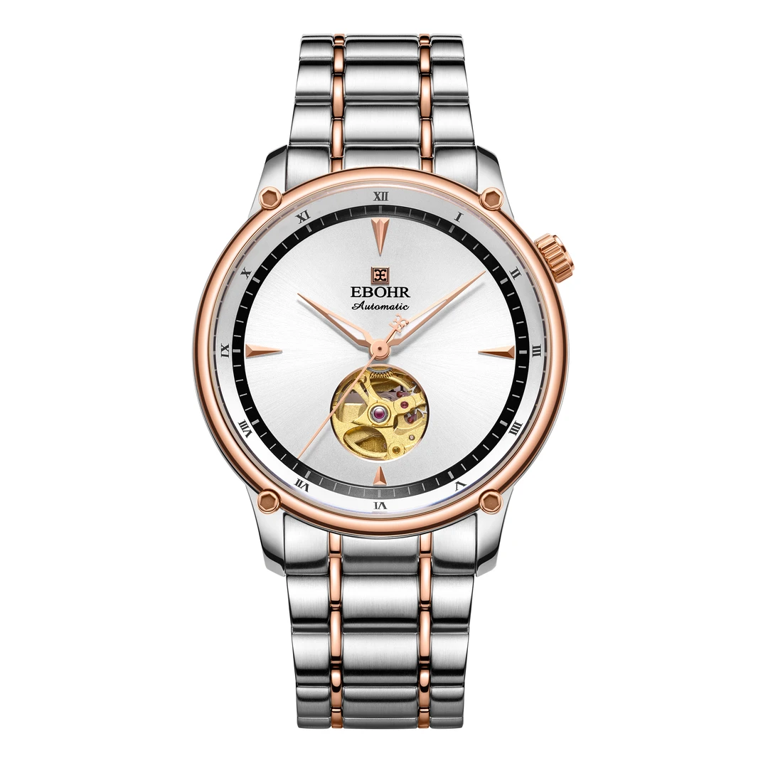 EBOHR/依波依波男士镂空自动机械时尚腕表，休闲商务