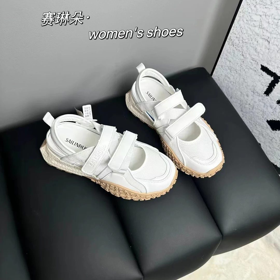 718/赛琳朵•夏季休闲透气时尚百搭女士沙滩鞋包头凉鞋A-7121