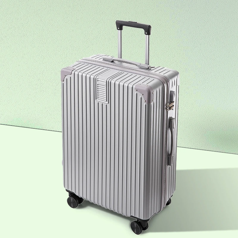 潮流行李箱铝框复古拉杆箱万向轮旅行箱女男学生密码登机箱防水