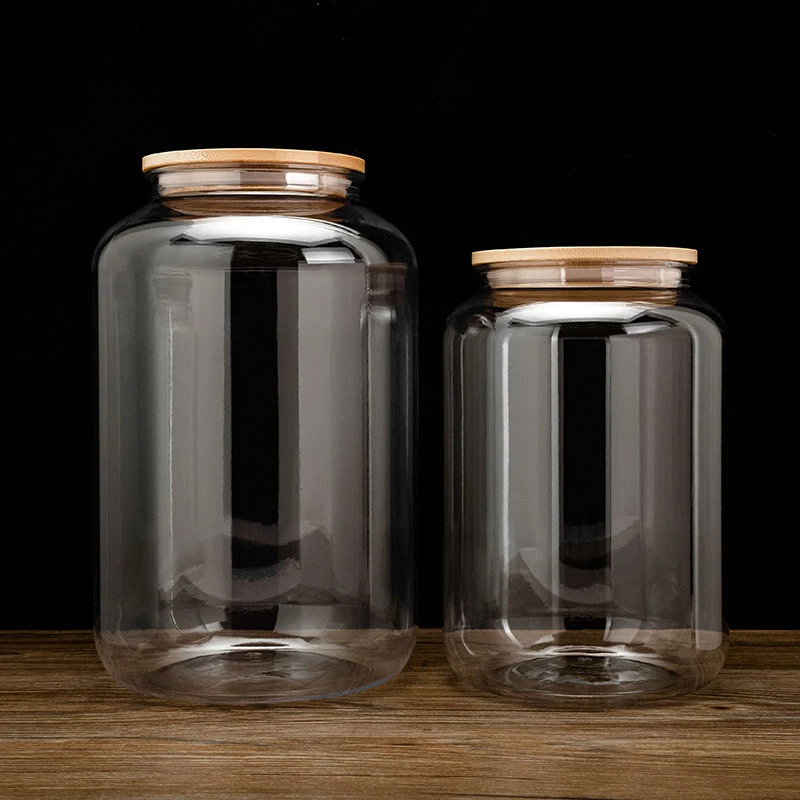 大号透明陈皮收纳密封瓶石斛虫草大容量鱼胶海参花胶家用密封罐