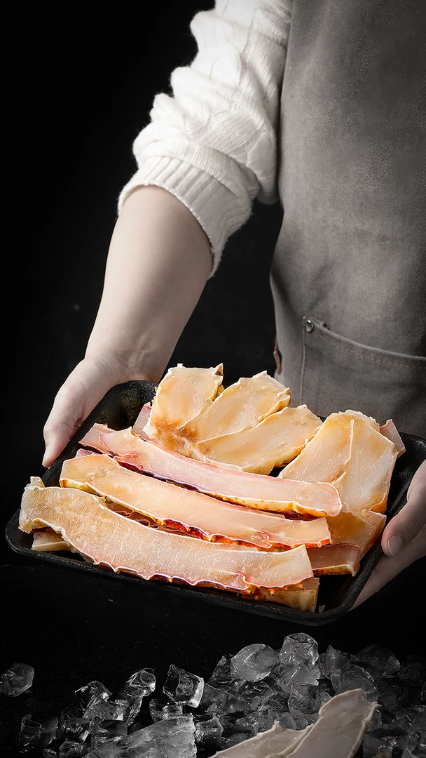 生冻蓝帝王蟹腿(切片肉)450g珲春一手货源