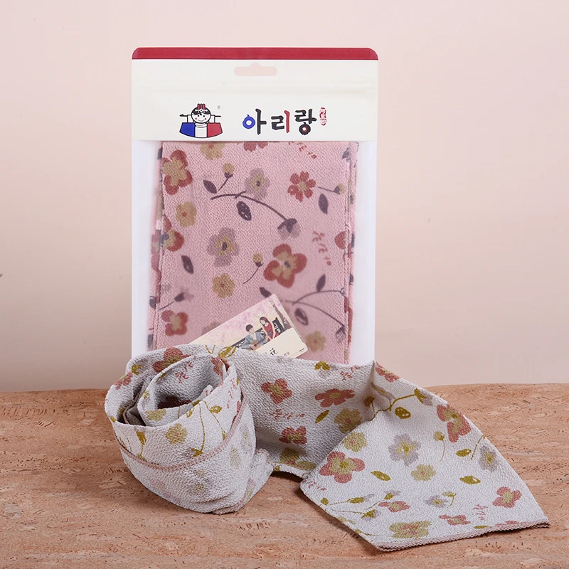 阿里郎2条搓背条沐浴洗澡搓背巾桑拿巾下灰去泥清爽祛污垢