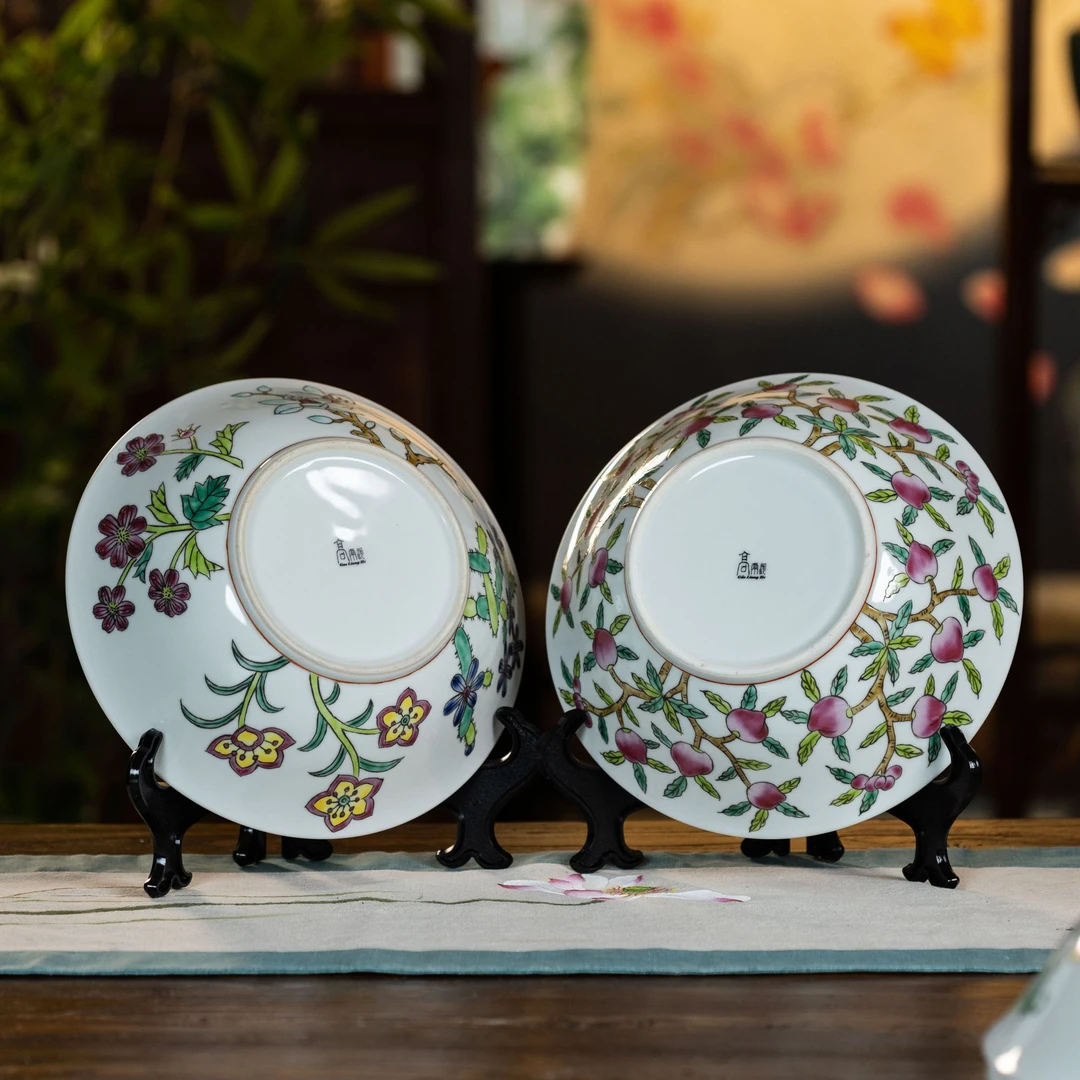 中式复古陶瓷家用沙拉碗