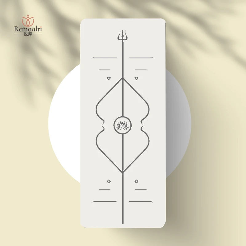 【悦摩】升级橡胶双面防滑耐磨体位线瑜伽垫pu橡胶防滑吸汗