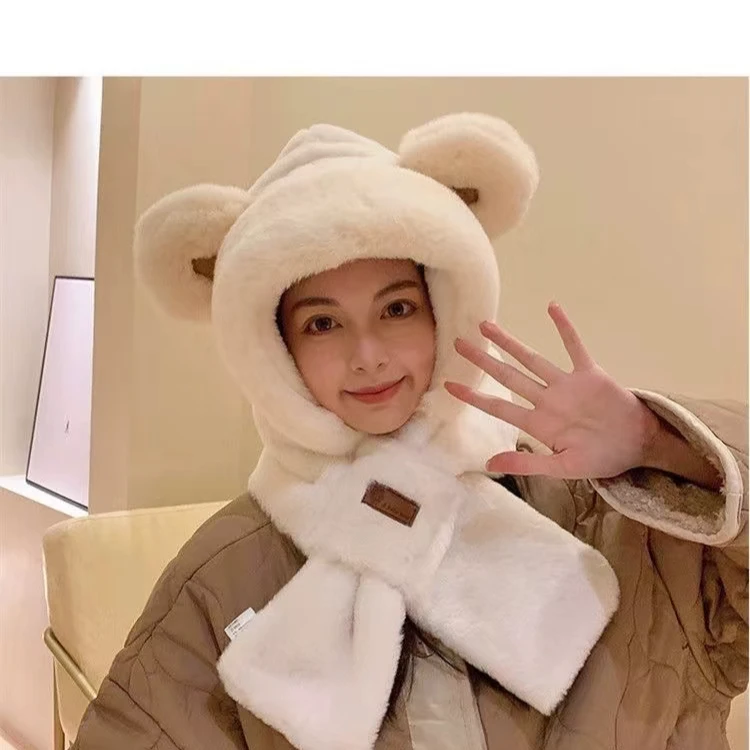 围巾帽子一体直播间福利款链接随机拍下