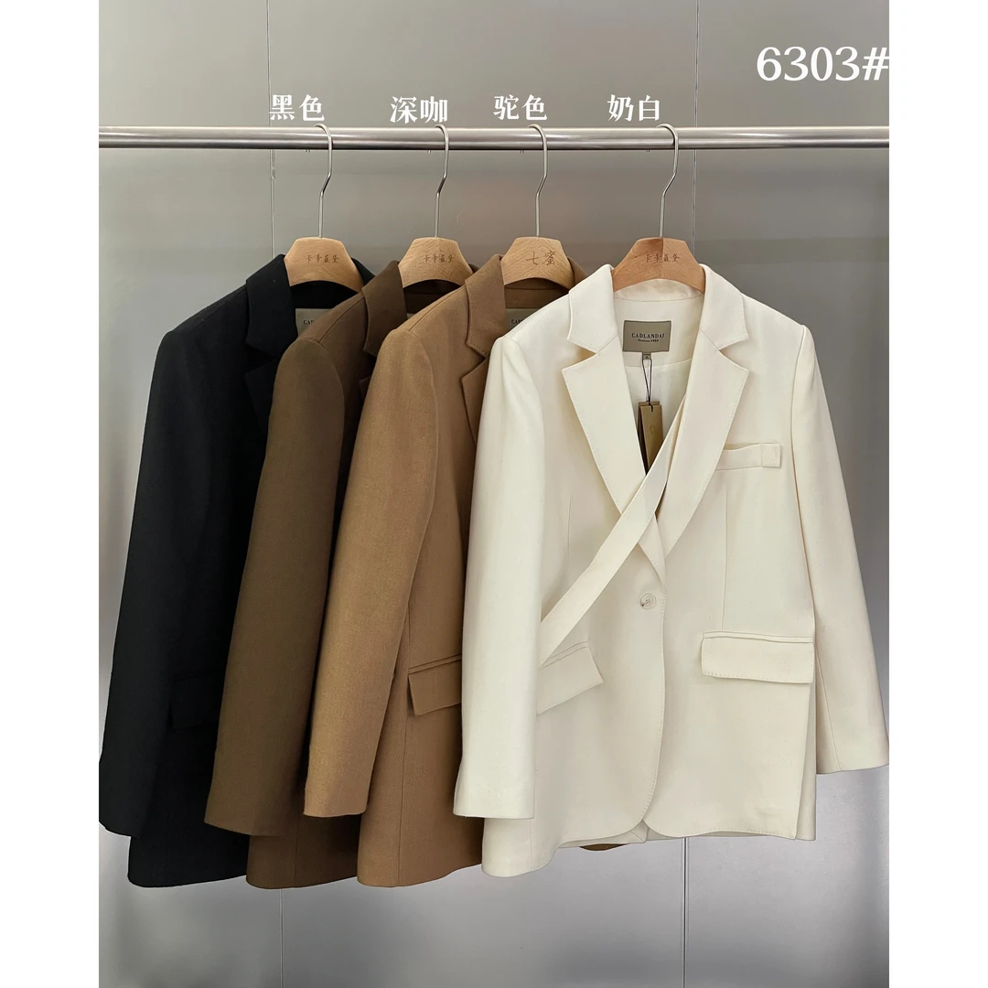 6303#四色设计师外套