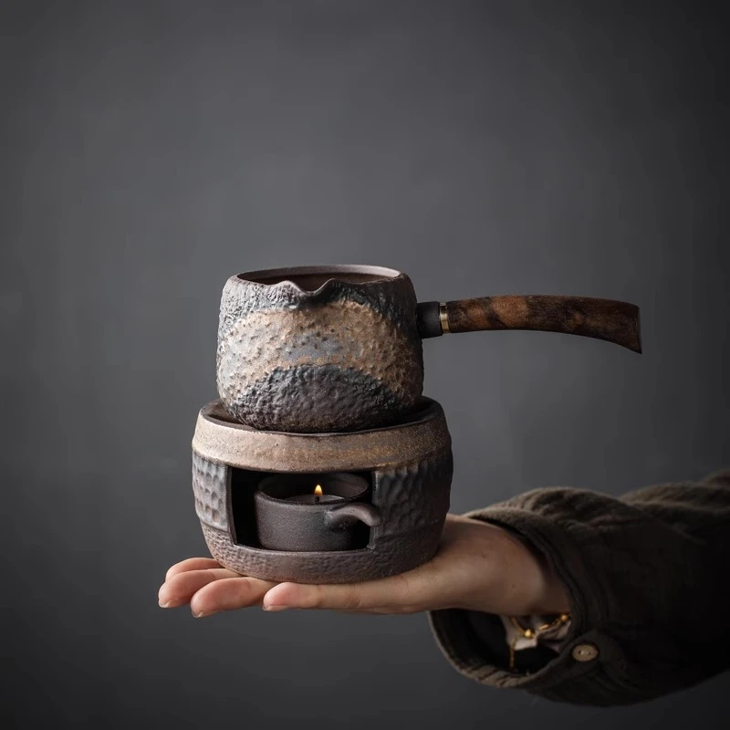 粗陶烤茶炉陶瓷焙茶炉醒茶器提香暖茶熏茶罐功夫茶具套装煮茶家用