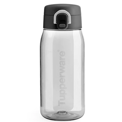 特百惠 易开盖乐趣塑料杯男女学生夏季运动水杯子户外带背带便携