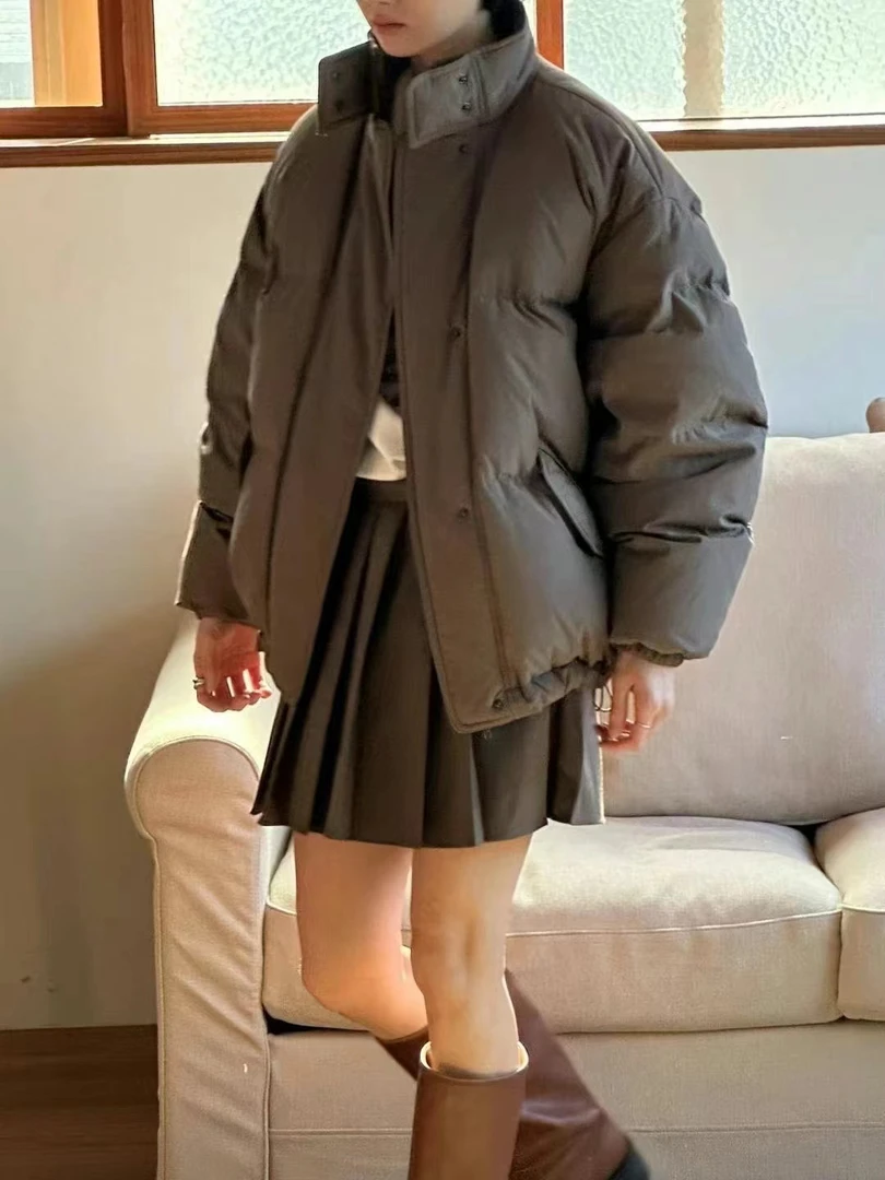 韩国正品翻领扣子羽绒服合集(NO退）