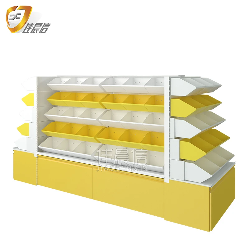 佳晨信零食单面小食品展示架柜散称散装置物架多层超市便利店很忙