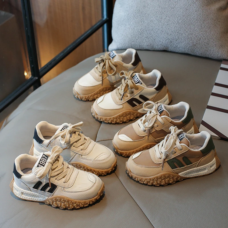 23秋季新款儿童运动鞋韩版童鞋男童中性跑步鞋女童布面阿甘鞋2392